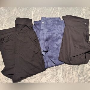 Lululemon leggings and jogger, 14